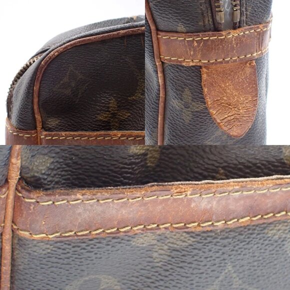 LOUIS VUITTON Compiegne 28 Clutch Hand Bag Monogram Leather Brown M51845 08EF463 - Picture 16 of 16